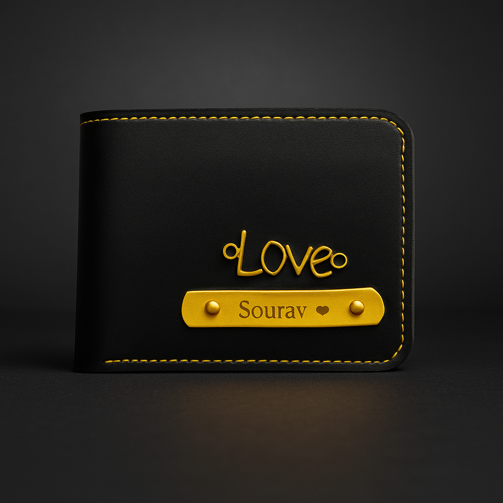Customized Gift 4 in One Combo Of Wallet, Keychain, Sunglasses Cover & Passport Cover