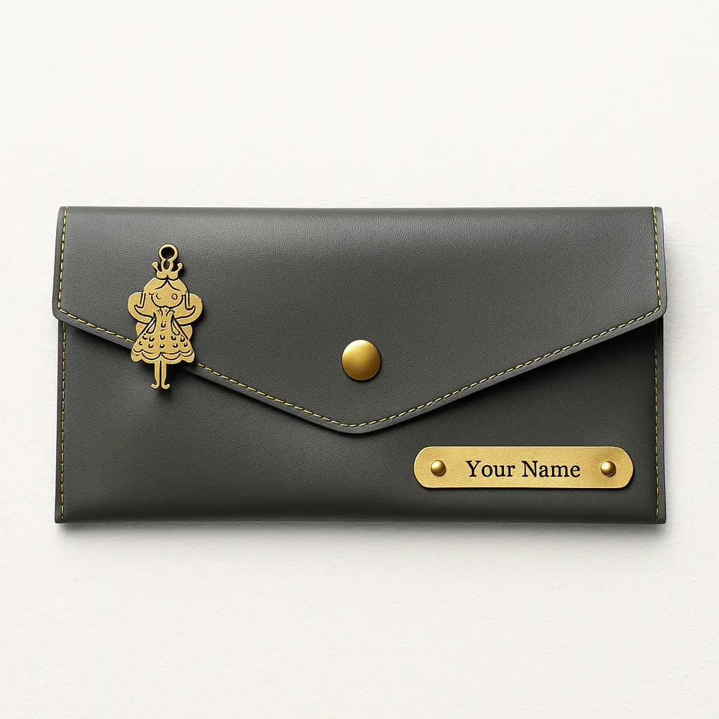 Customized Wallet & Clutch Gift Set | Personalized Leather Combo with Name Engraving Celedhub