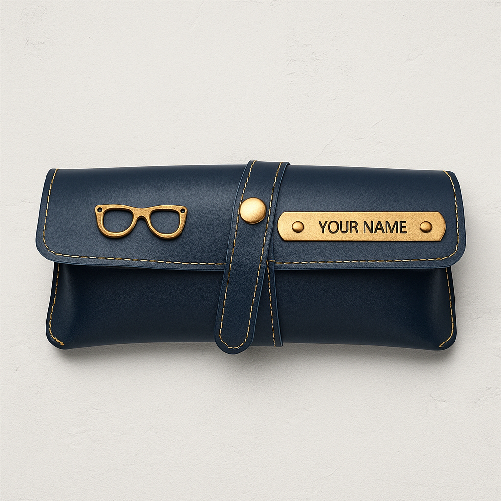 Customized Gift 4 in One Combo Of Wallet, Keychain, Sunglasses Cover & Passport Cover