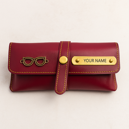 Customized Gift 4 in One Combo Of Wallet, Keychain, Sunglasses Cover & Passport Cover