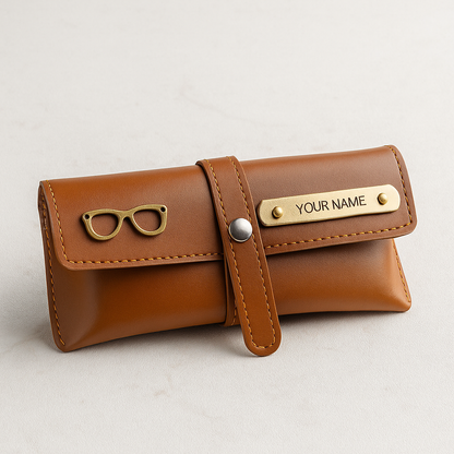 Customized Gift 4 in One Combo Of Wallet, Keychain, Sunglasses Cover & Passport Cover