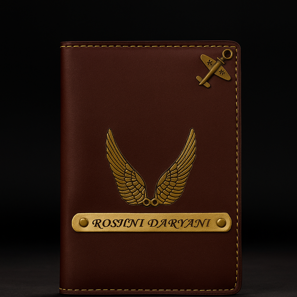 Customized Gift 4 in One Combo Of Wallet, Keychain, Sunglasses Cover & Passport Cover