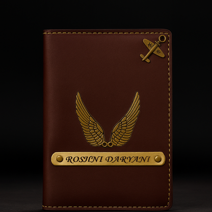 Customized Gift 4 in One Combo Of Wallet, Keychain, Sunglasses Cover & Passport Cover