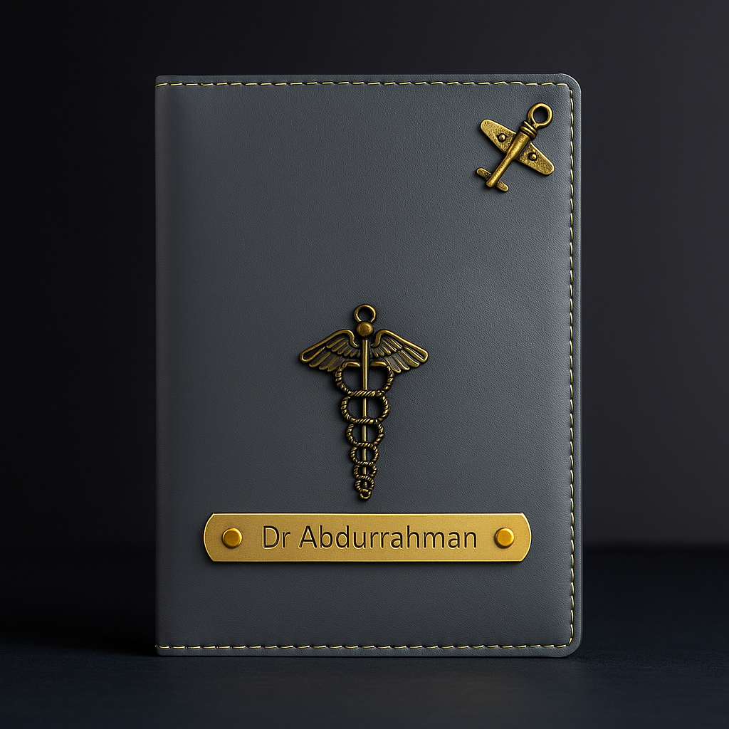 Customized Gift 4 in One Combo Of Wallet, Keychain, Sunglasses Cover & Passport Cover