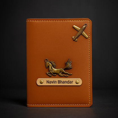 Customized Gift 4 in One Combo Of Wallet, Keychain, Sunglasses Cover & Passport Cover