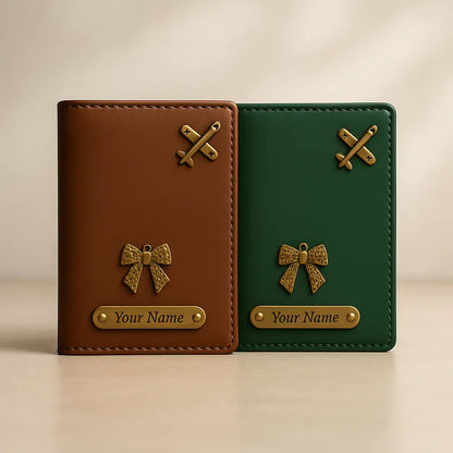 Customized Textured Passport Cover Combo | Passport Holder for Travel with Card Slots & Document Storage Celedhub