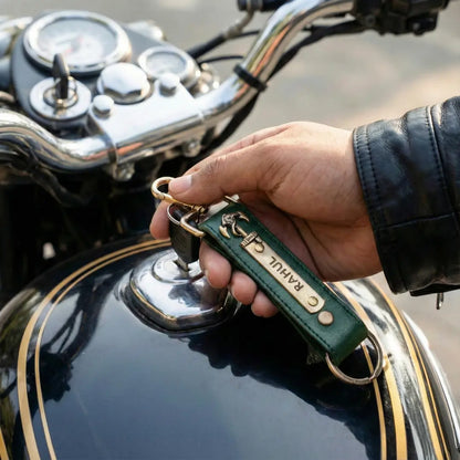 Customized Leather Keychain with Name | Personalized Engraved Key Ring for Men & Women Celedhub