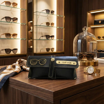 Customized 3-in-1 Gift Set for Men | Personalized Wallet, Sunglass Case & Keychain Celedhub